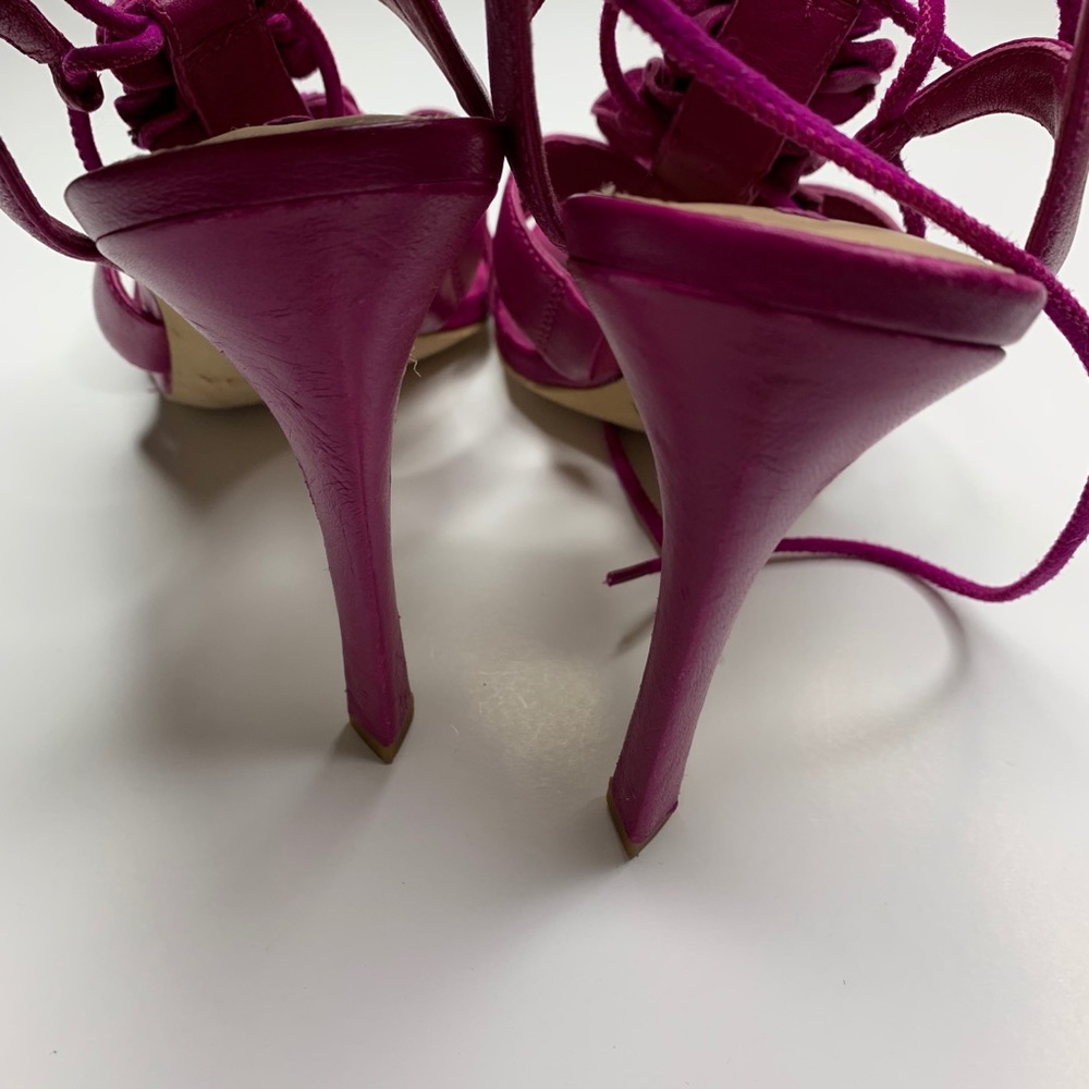 Via Spiga Pink Strappy Heels - Picture 13 of 13